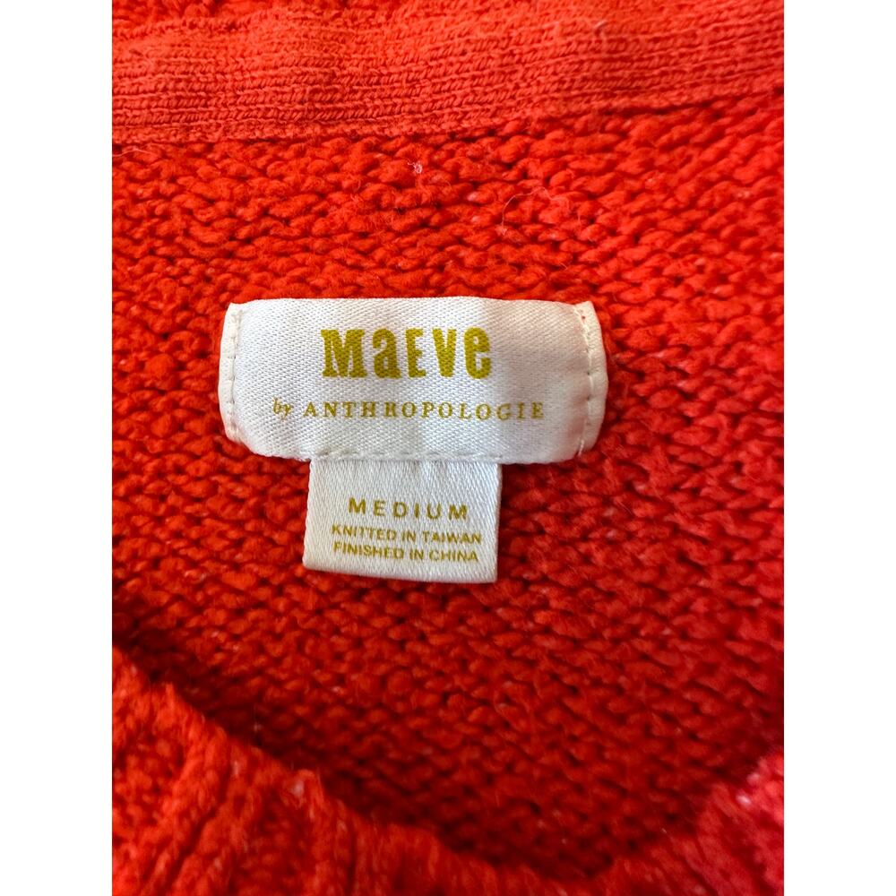 Maeve Crewneck Puff Sleeve Sweater Medium - Picture 6 of 9